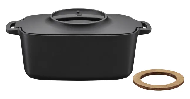 FISKARS Norden Gusseisen Kasserolle Dutch Oven oval 5L