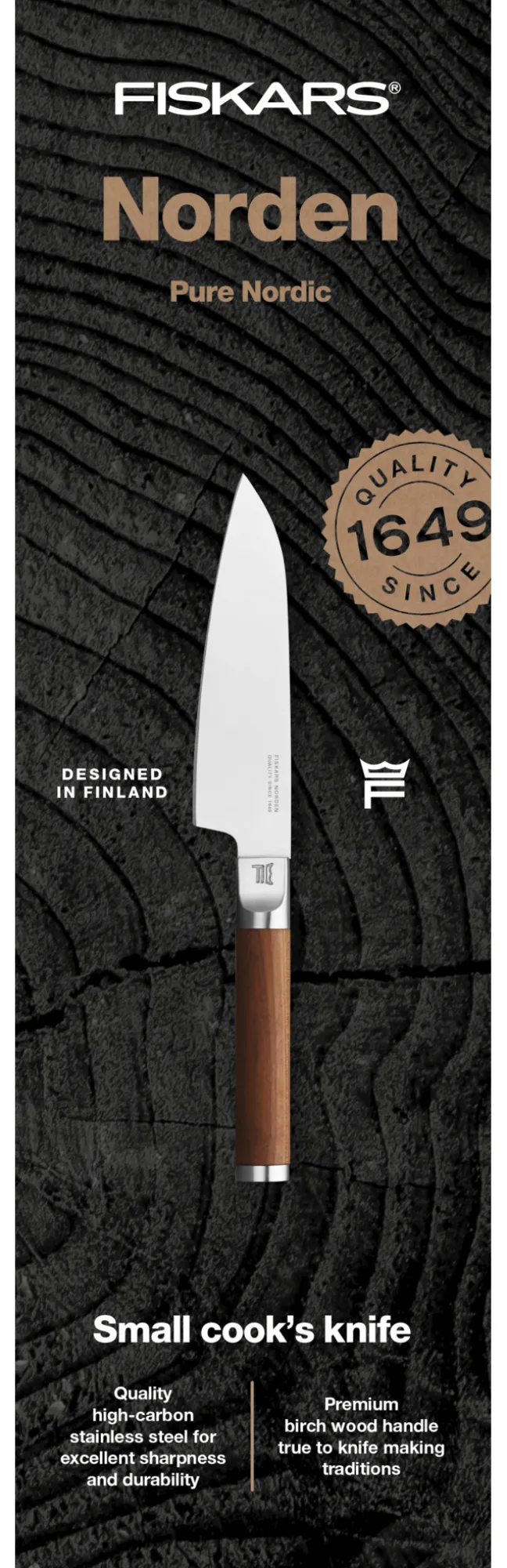 FISKARS Norden Kochmesser klein