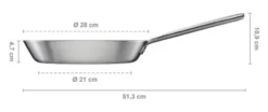 FISKARS Norden Steel Bratpfanne 28 cm beschichtet
