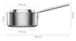 FISKARS Norden Steel Stieftopf 1,8 l unbeschichtet