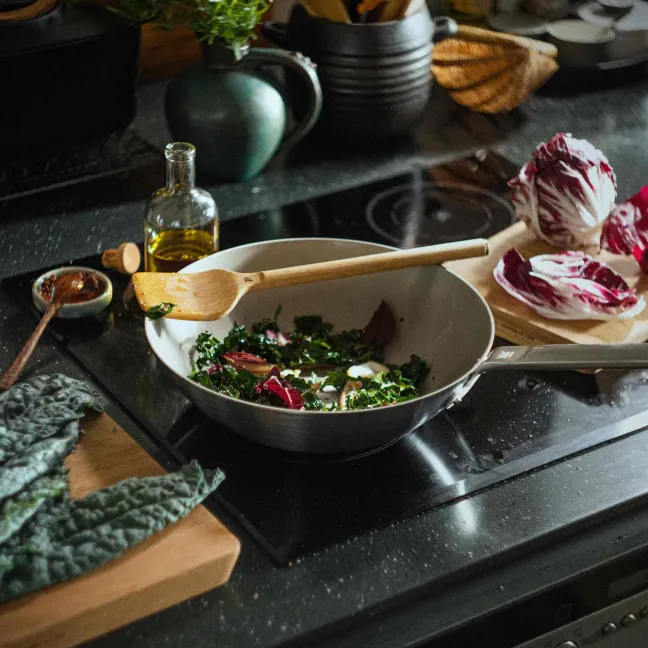 FISKARS Norden Steel Wok 28 cm beschichtet