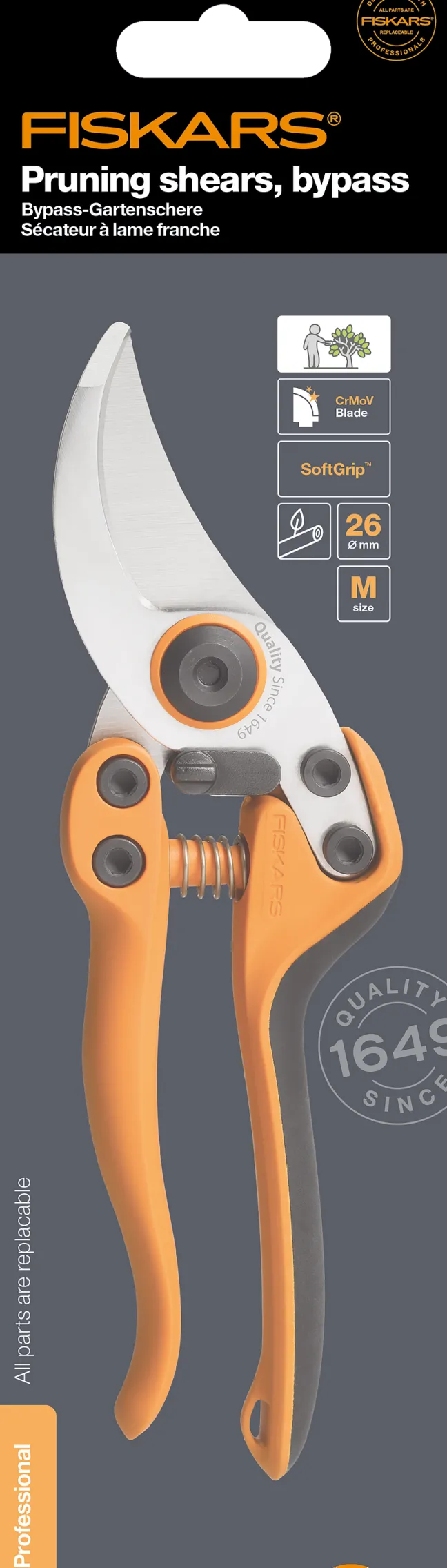FISKARS Profi Bypass-Gartenschere PB-8 M