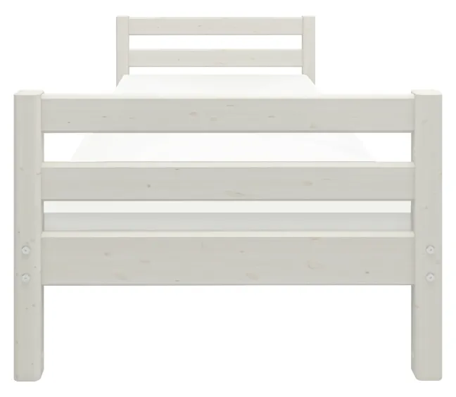 FLEXA Classic Bett 90x200cm weiß lasiert
