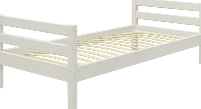FLEXA Classic Bett 90x200cm weiß lasiert