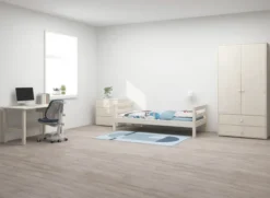 FLEXA Classic Bett 90x200cm weiß lasiert