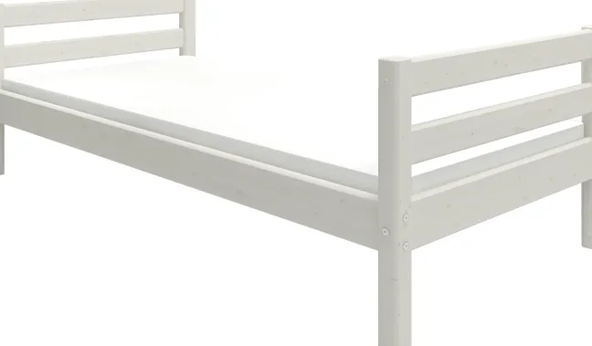FLEXA Classic Bett 90x200cm weiß lasiert