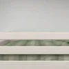 FLEXA Classic Hochbett mit senkrechter Leiter grau lasiert