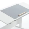FLEXA Evo Schreibtisch geteilte Tischplatte weiß 82-50147