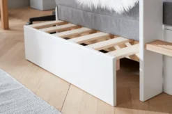 FLEXA Nor Casa Hochbett mit senkrechter Leiter weiß/eiche