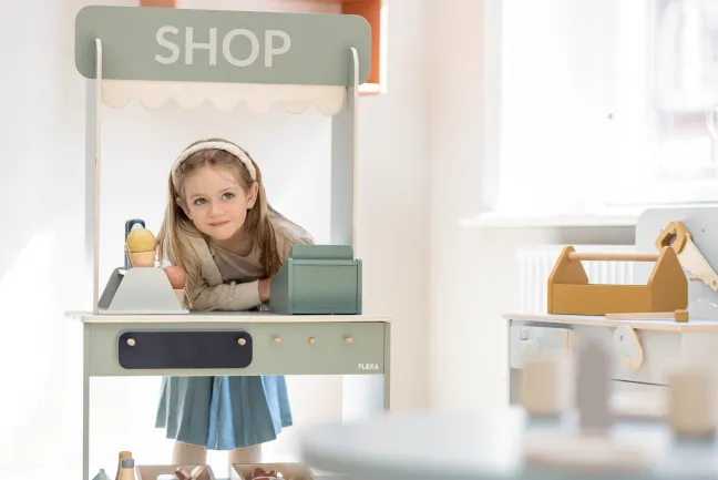FLEXA Play Imagine Shop und Café grün