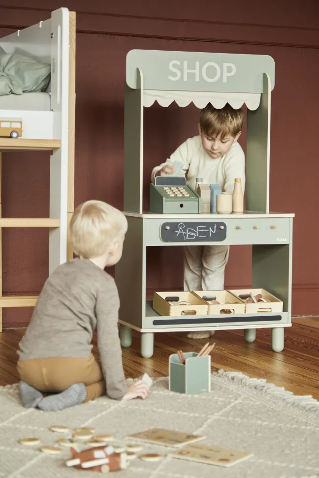 FLEXA Play Imagine Shop und Café grün