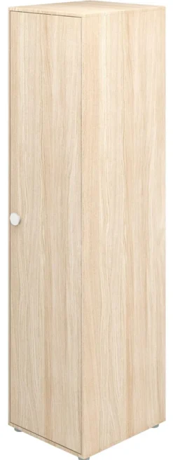 FLEXA Popsicle schmaler, hoher Kleiderschrank 1 Türe weiß Sale