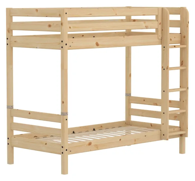 FLEXA RAW Classic Hohes Etagenbett natur