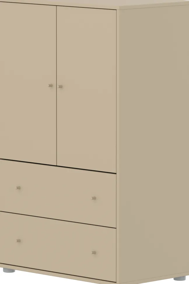 FLEXA Saga Schrank mit 2 Türen und 2 Schubladen oat