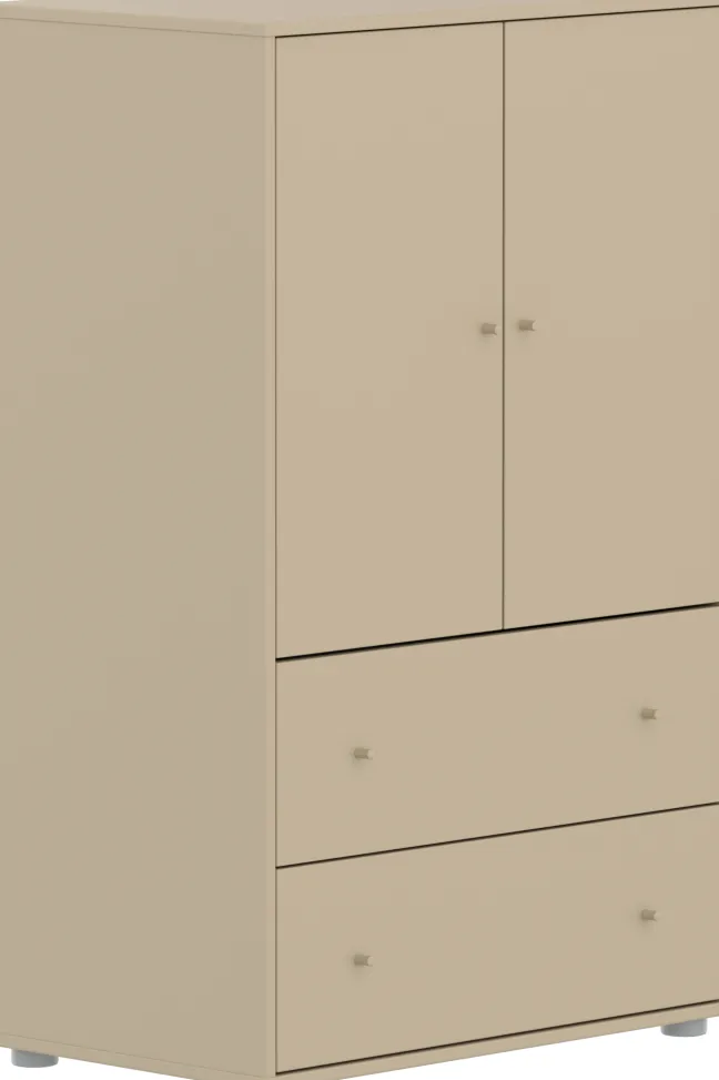 FLEXA Saga Schrank mit 2 Türen und 2 Schubladen oat