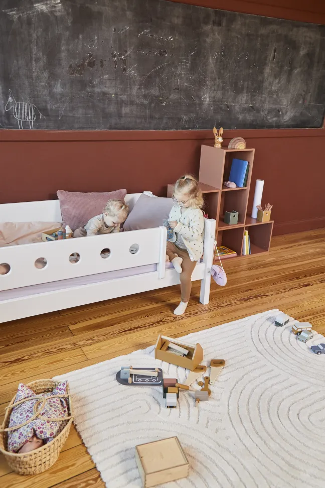 FLEXA White Einzelbett 90x200cm weiß