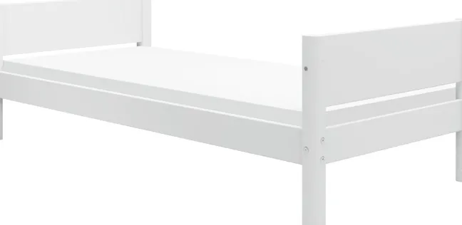 FLEXA White Einzelbett 90x200cm weiß