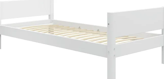 FLEXA White Einzelbett 90x200cm weiß