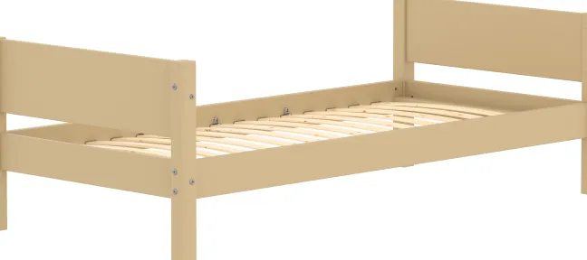 FLEXA White Sand Einzelbett 90x200cm sand