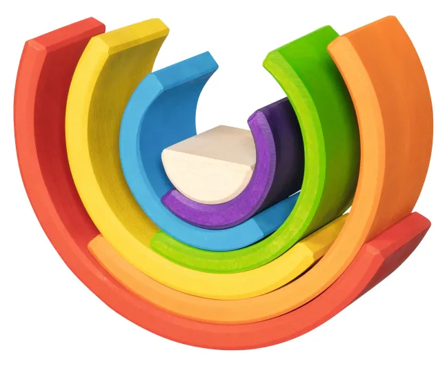 Goki Bausteine Kleiner Regenbogen