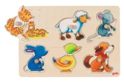 Goki Hintergrundbildpuzzle Mutter und Kind