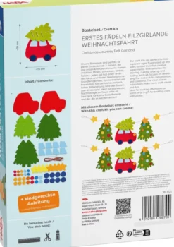 Haba Bastelset - Erstes Fädeln Filzgirlande Weihnachtsfahrt 2012721