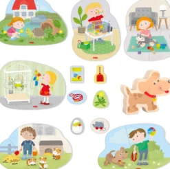 Haba 6 erste Puzzles Haustiere 1307180001