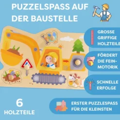 Haba Greifpuzzle Bagger 2012171001