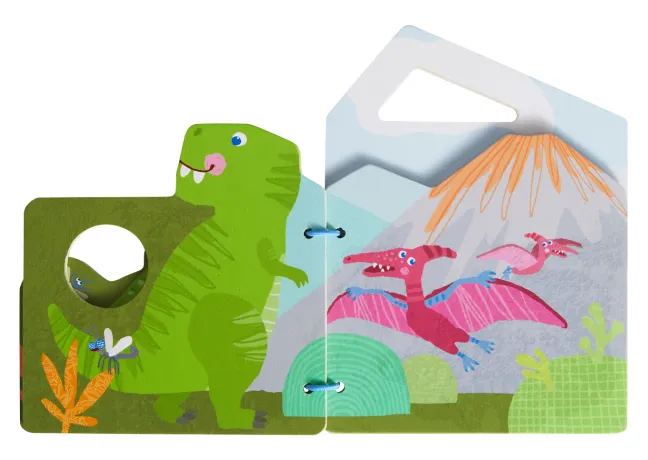Haba Holz-Babybuch Dinos 306789