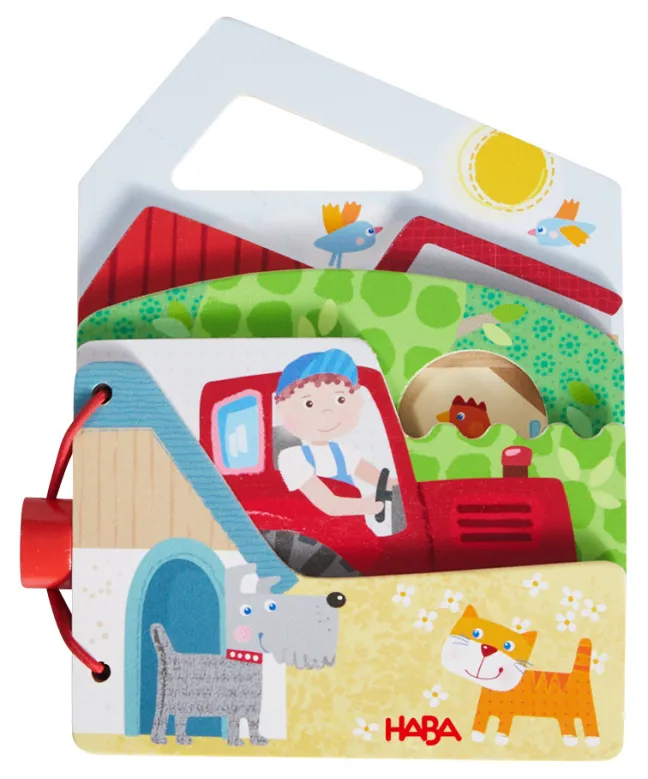 Haba Holz-Babybuch Traktor 306788 Sale
