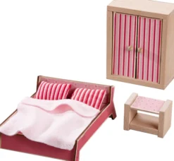 Haba Little Friends - Puppenhaus-Möbel Schlafzimmer für Erwachsene 301988 Sale