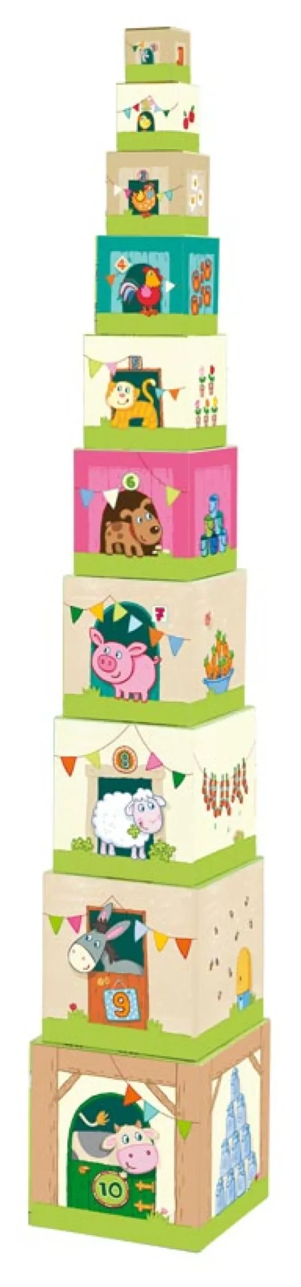 Haba Meine erste Spielwelt Bauernhof - Stapelwürfel Auf dem Land 5879