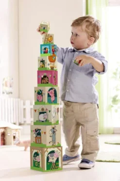 Haba Meine erste Spielwelt Bauernhof - Stapelwürfel Auf dem Land 5879