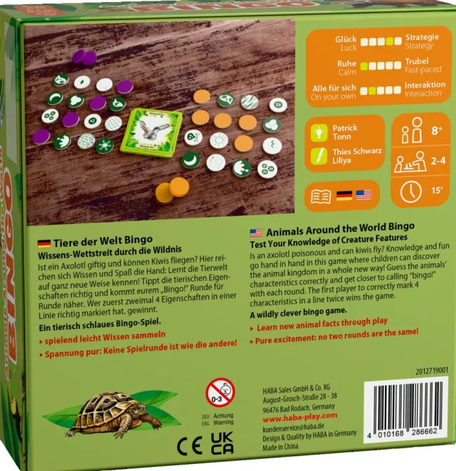 Haba Tiere der Welt - Bingo DE 2012719001