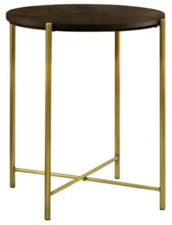 Hasena Nali Nachttisch Bronze/Nussbaum geölt