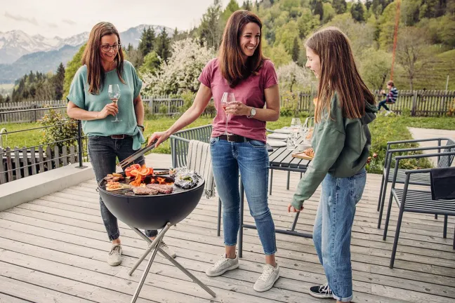 Höfats BOWL 57 Plancha-Grillset hoch