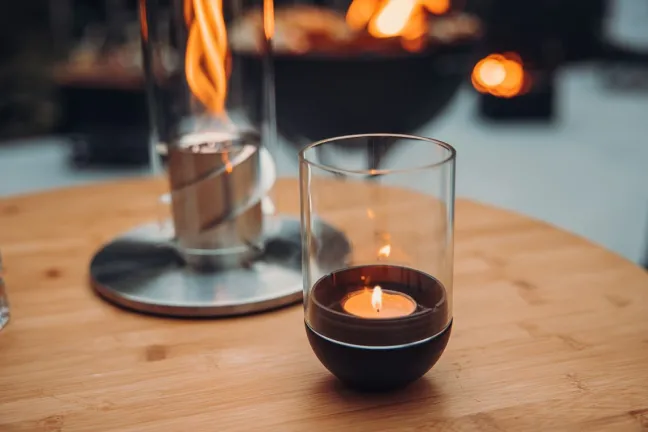 Höfats GRAVITY CANDLE Windlicht schwarz