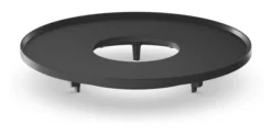 Höfats MOON 45 All Black Plancha-Grillset hoch