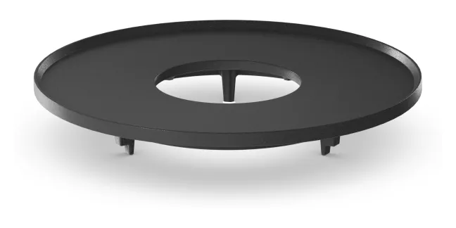 Höfats MOON 45 All Black Plancha-Grillset niedrig