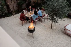 Höfats MOON 55 Feuerkorb mit hohem und niedrigem Fuß