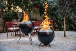 Höfats MOON 55 Feuerkorb mit niedrigem Fuß