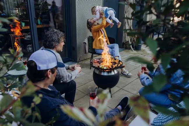 Höfats MOON 45 Plancha-Grillset niedrig