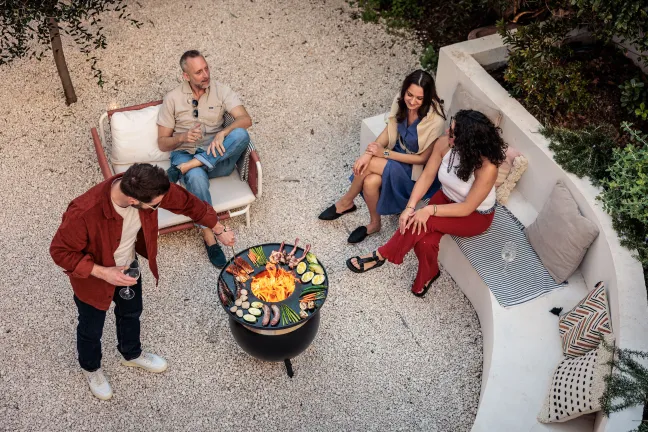 Höfats MOON 55 Plancha-Grillset niedrig