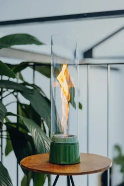 Höfats SPIN AIR 1200 Tischfeuer Emaille grün