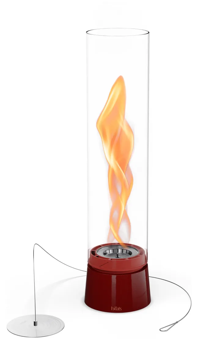 Höfats SPIN AIR 900 Tischfeuer Emaille rot