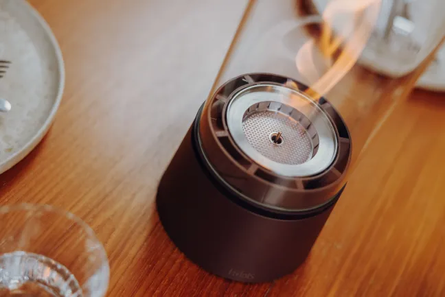 Höfats SPIN AIR 900 Tischfeuer rostbraun