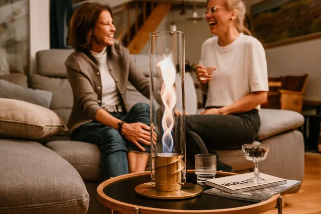 Höfats SPIN 900 Tischfeuer gold