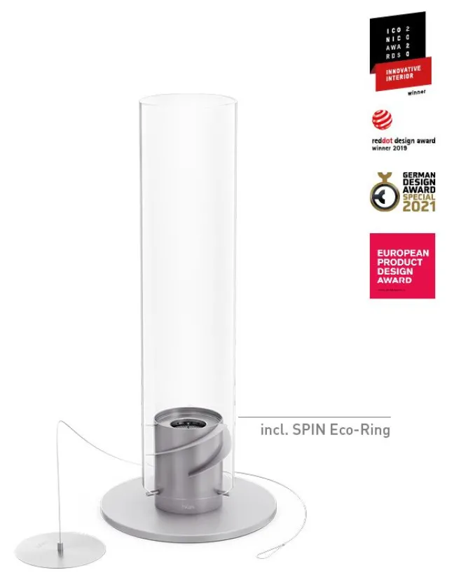 Höfats SPIN 1200 Tischfeuer grau