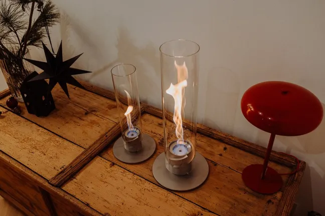 Höfats SPIN 1200 Tischfeuer grau