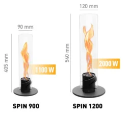 Höfats SPIN 900 Tischfeuer schwarz